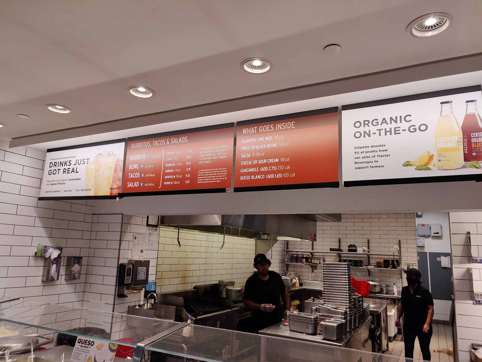 Chipotle Mexican Grill Menu