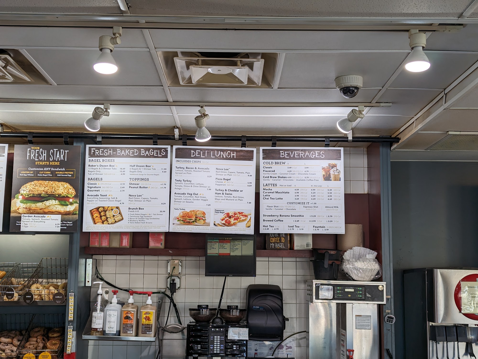 Einstein Bros. Bagels Menu