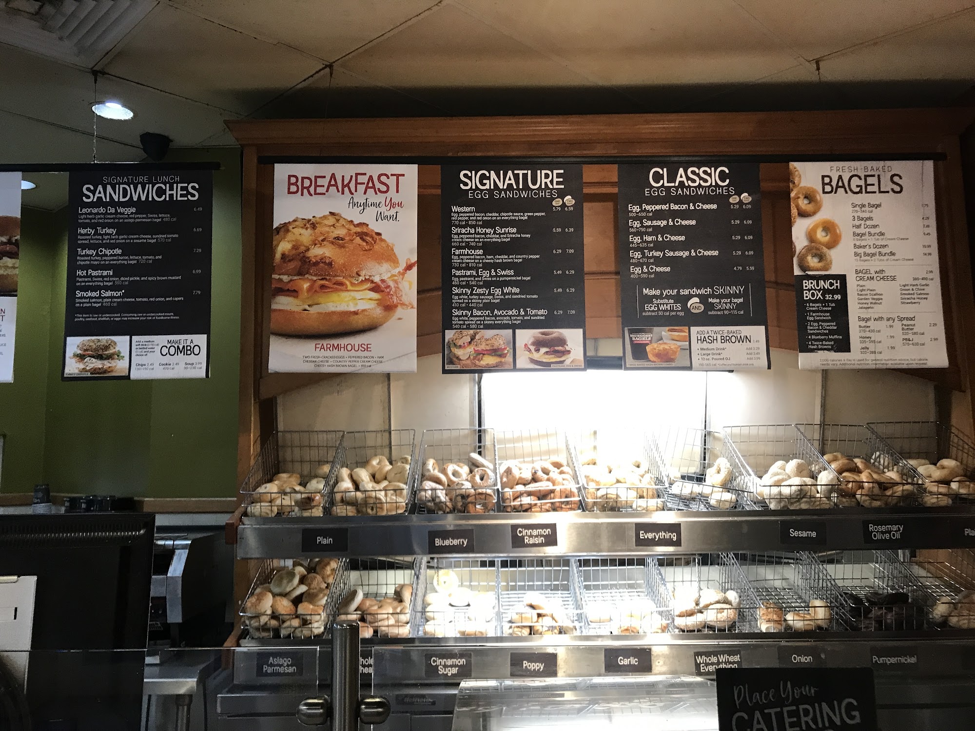 Bruegger's Bagels Menu