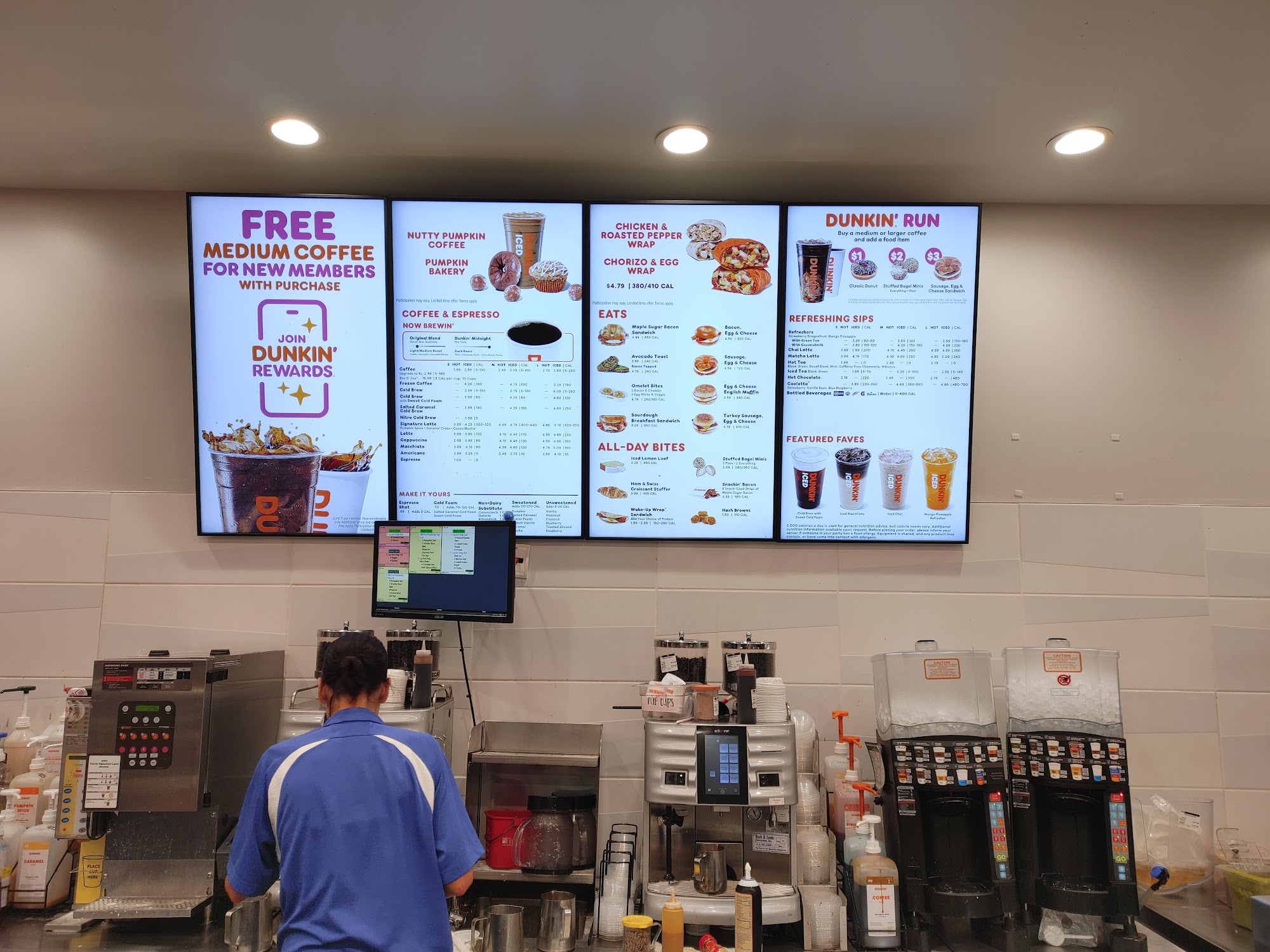 Dunkin' Menu