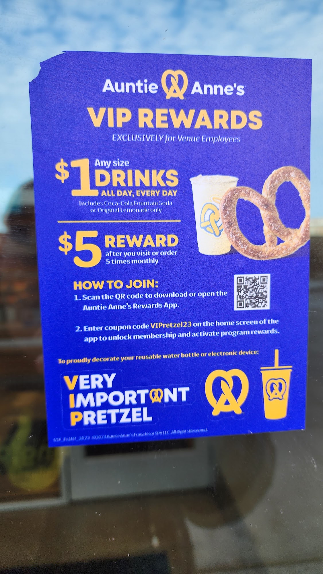 Auntie Anne's Menu