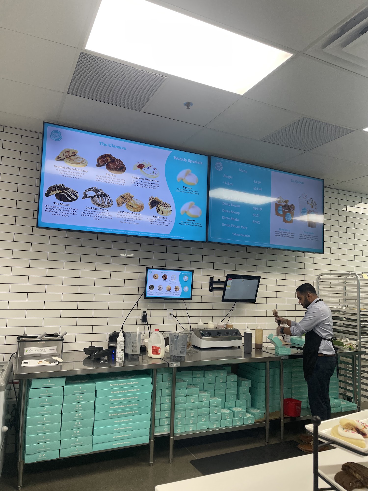 Dirty Dough Menu