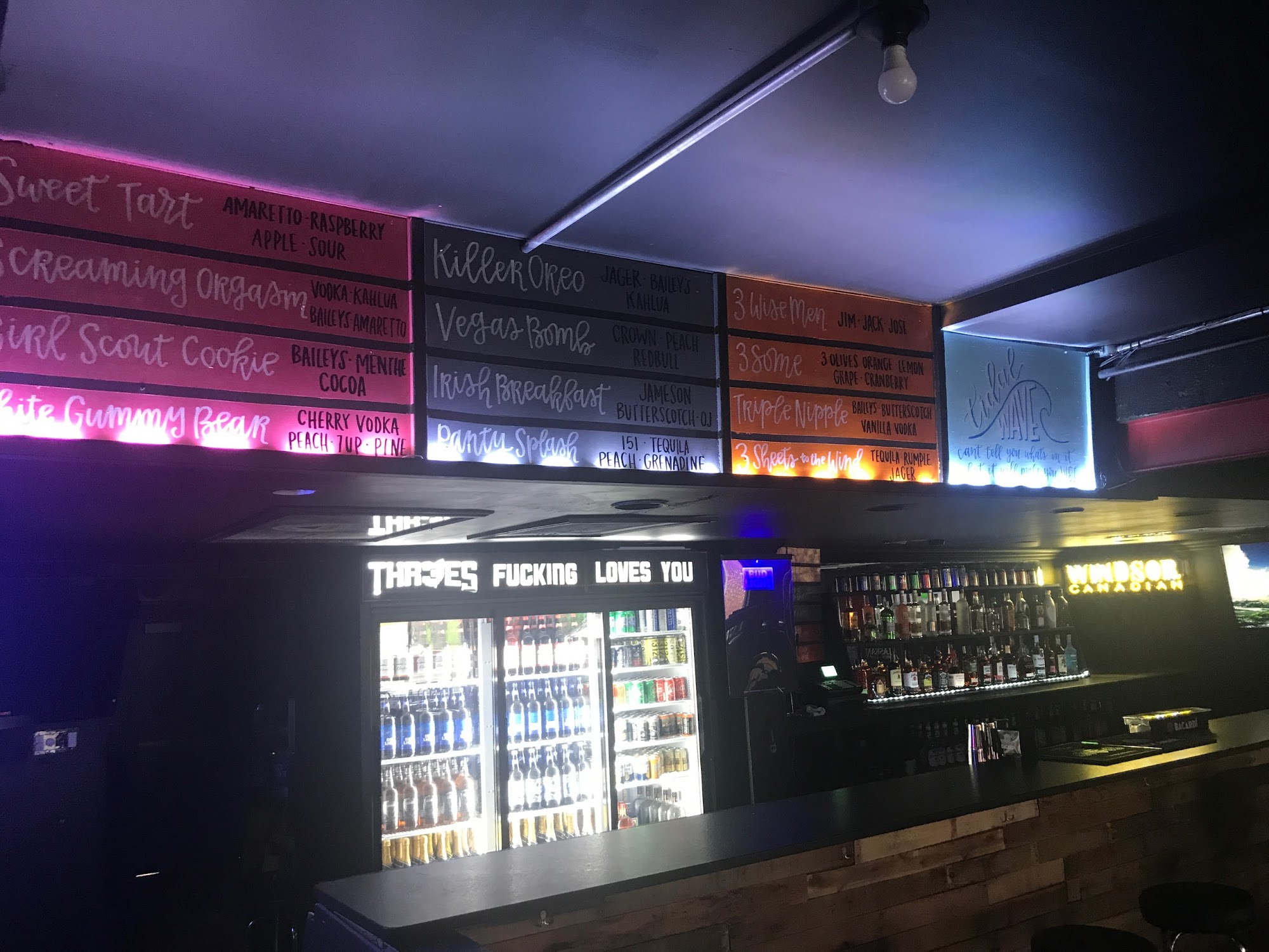 Threes Above High Menu