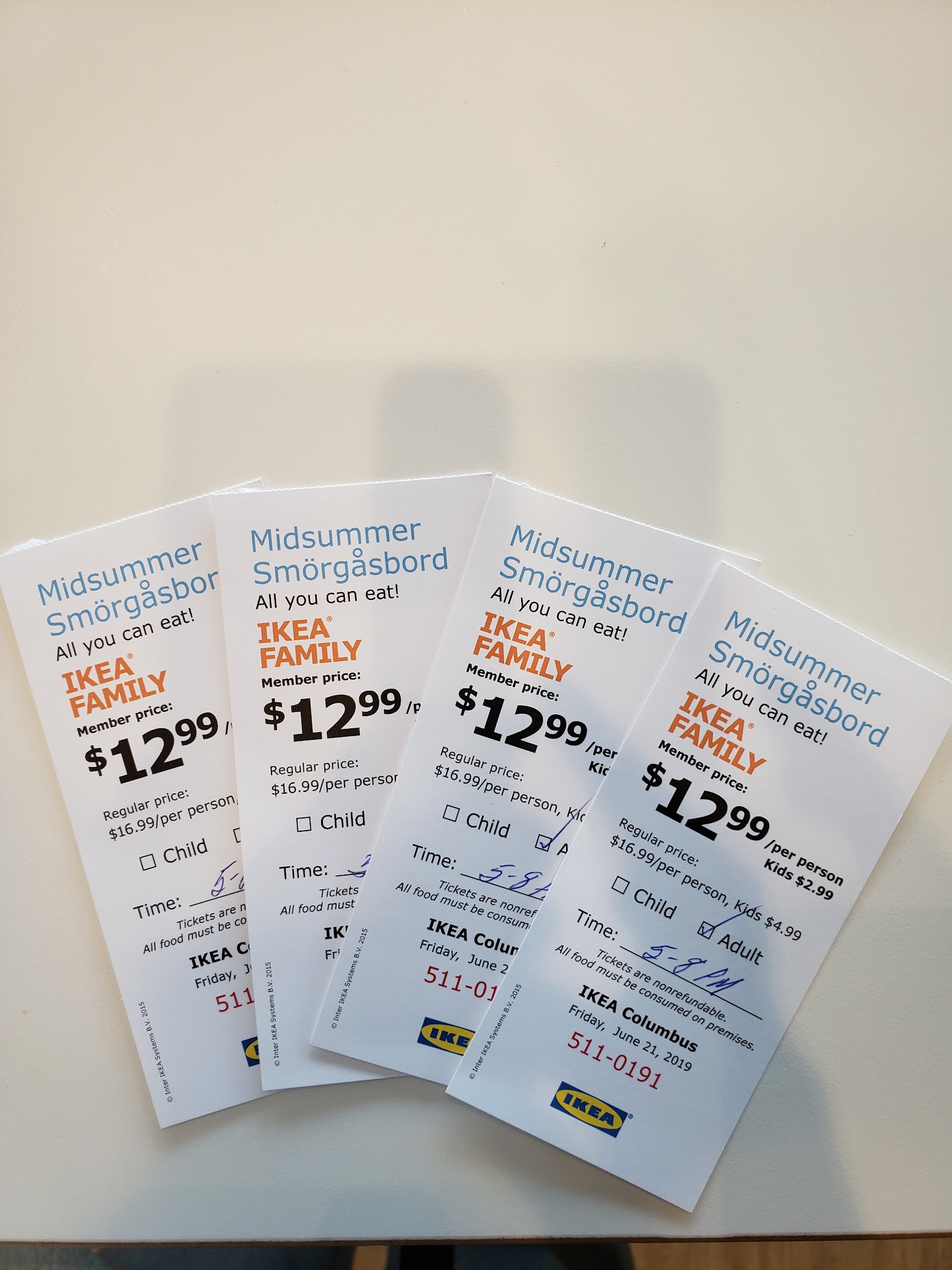 IKEA Restaurant Menu