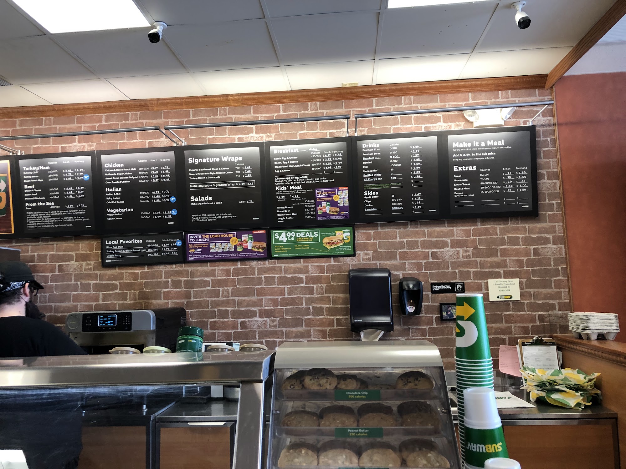 Subway Menu