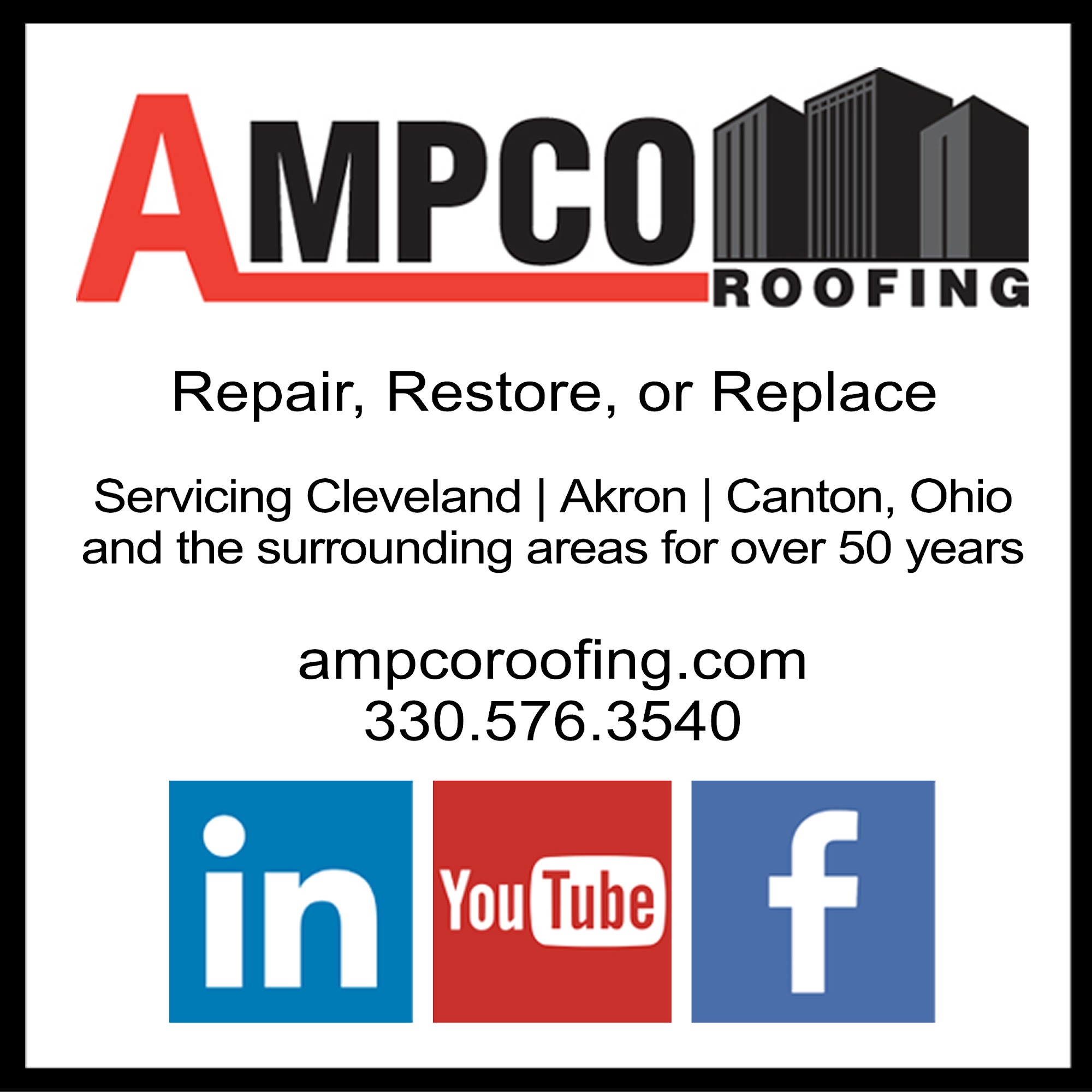Ampco Roofing 4738 Paxton Road, Copley Ohio 44321