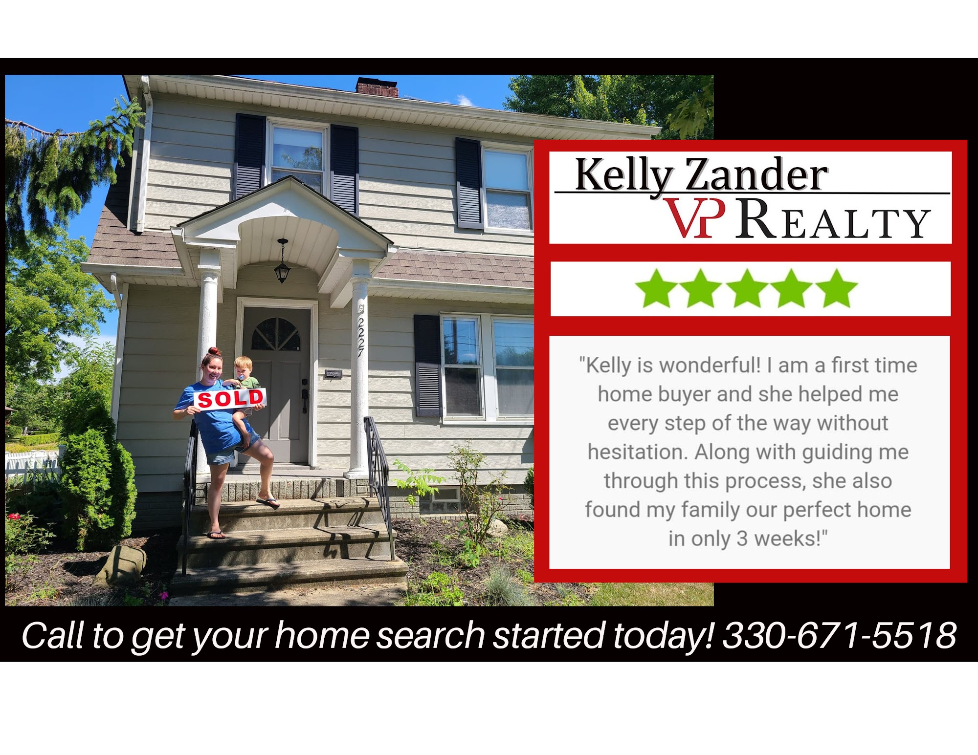 Kelly Zander Realtor, VP Realty 8143 Windham St, Garrettsville Ohio 44231