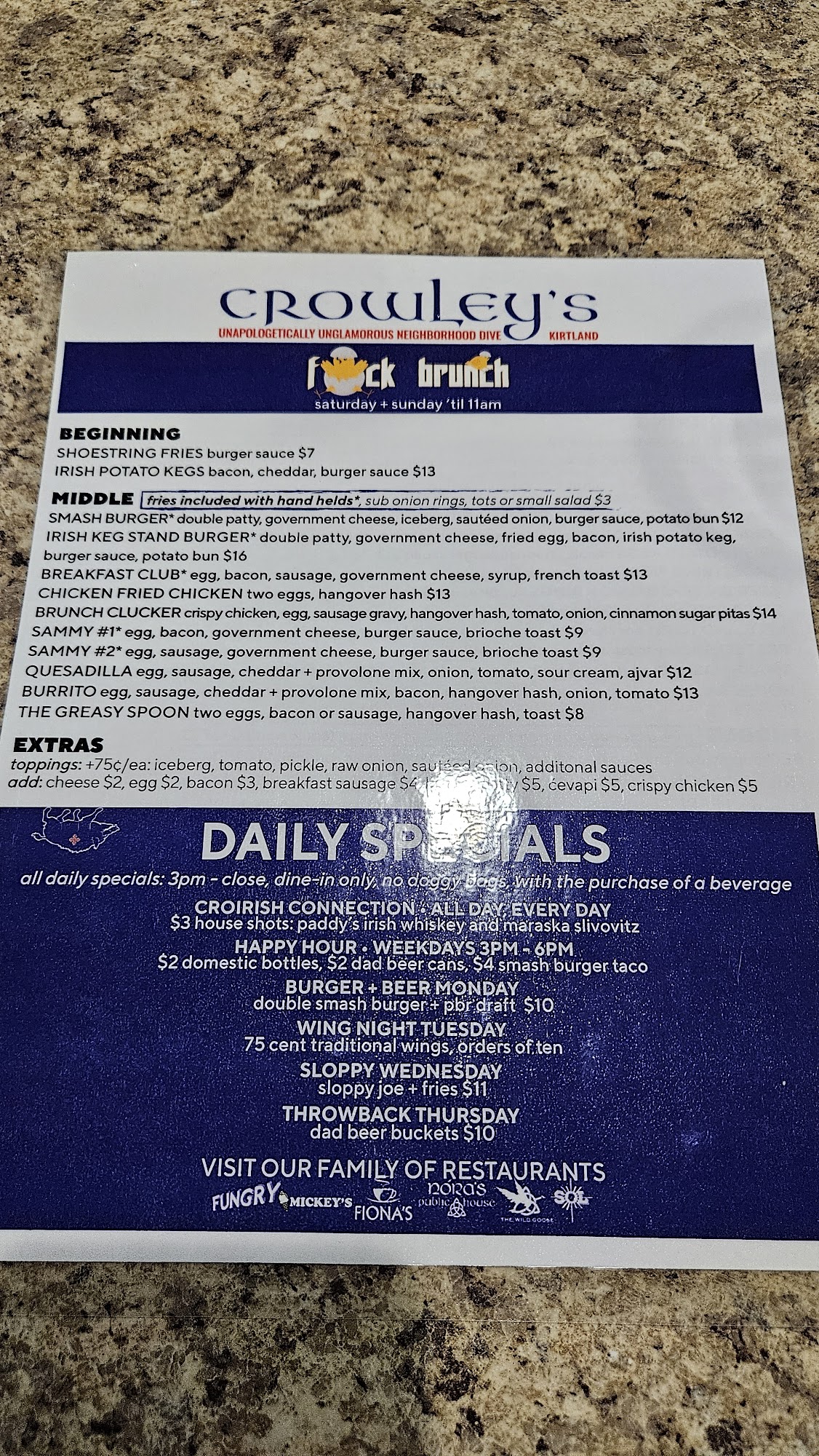 Crowley's - Kirtland, Kirtland - Menu, Reviews (35), Photos (13 ...