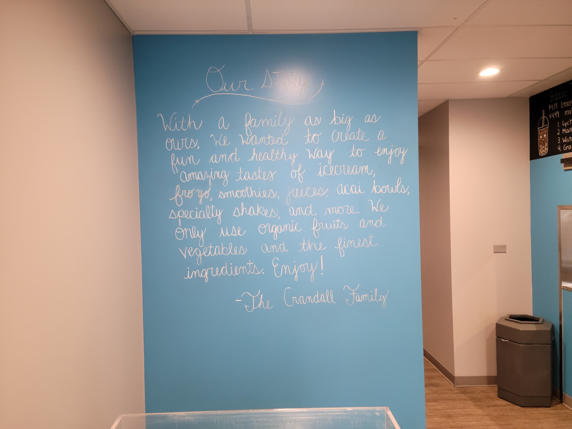 What's the Scoop Menu