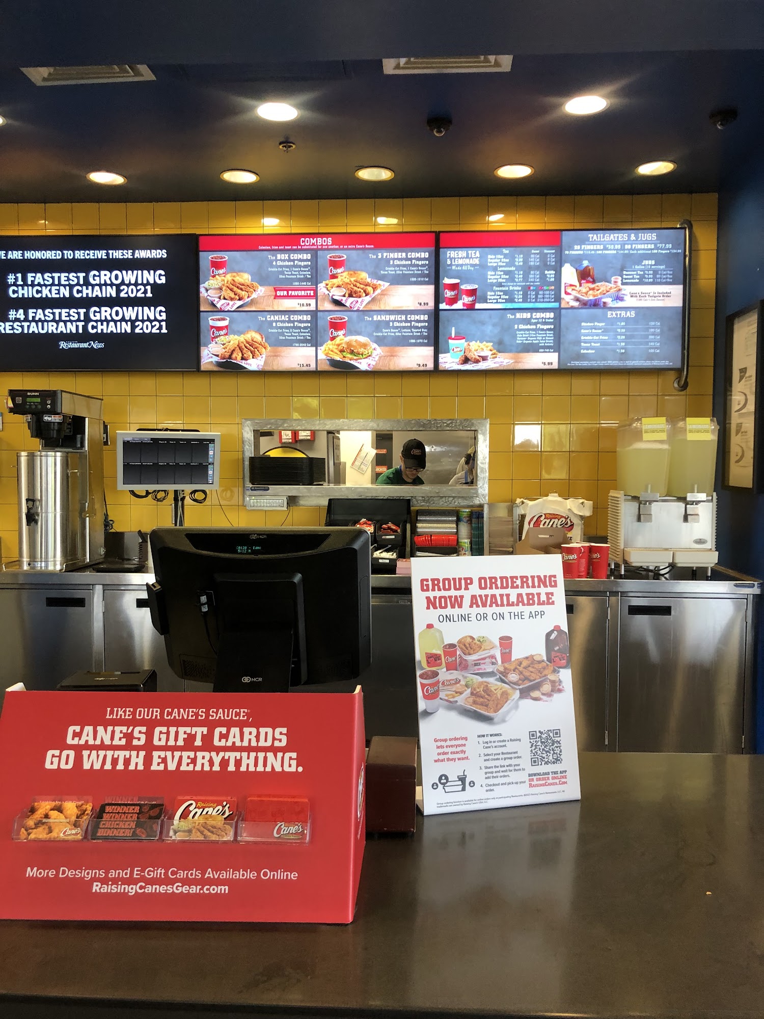 Raising Cane's Chicken Fingers Menu