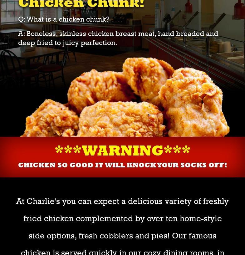 Charlie's Chicken & Bar-B-Que Menu