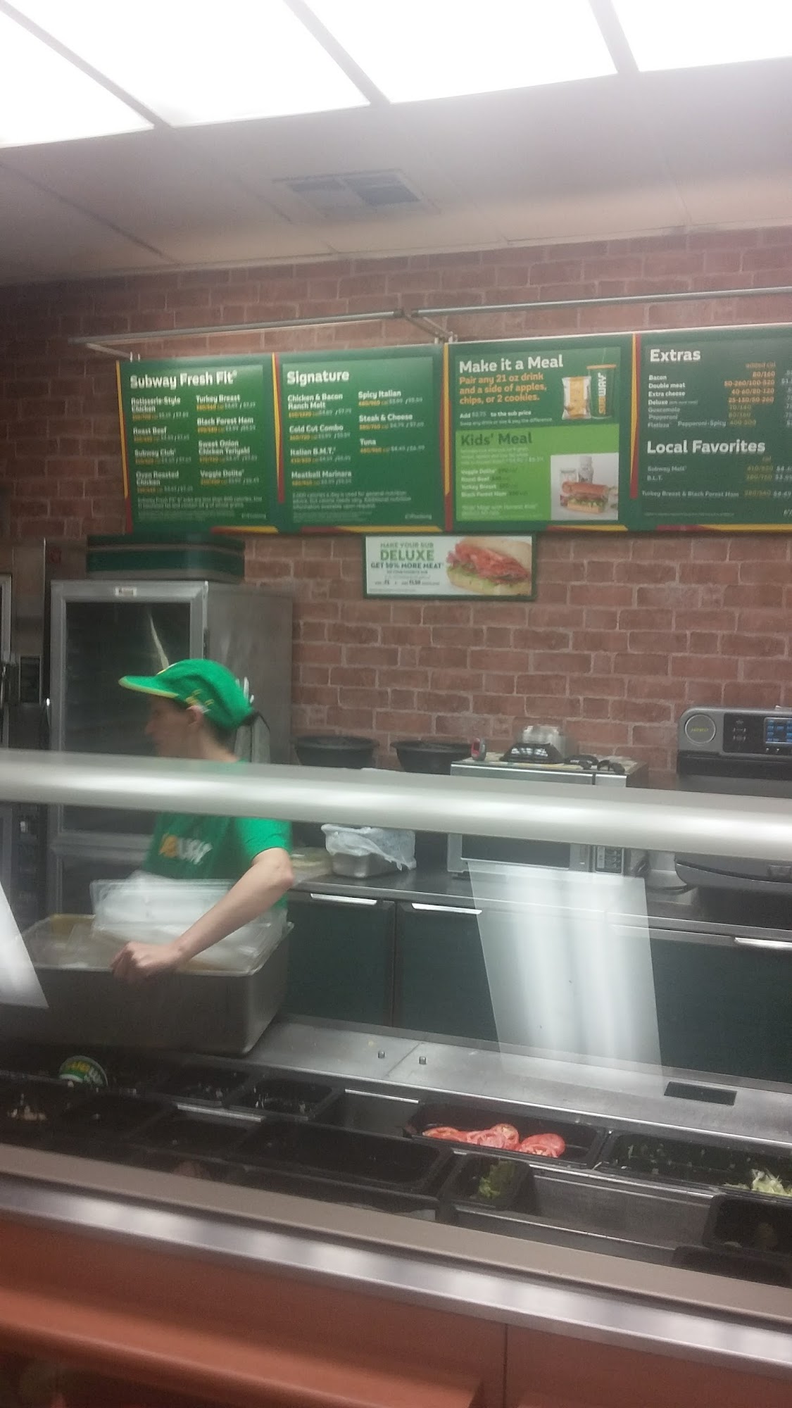 Subway Menu