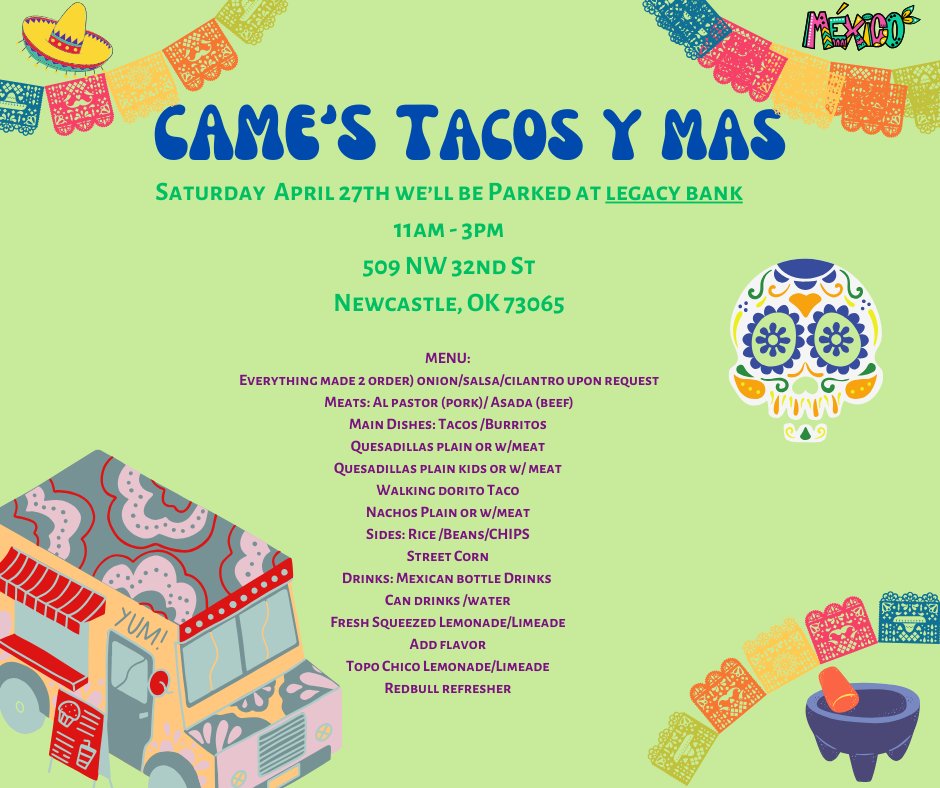 Taco y mas Menu