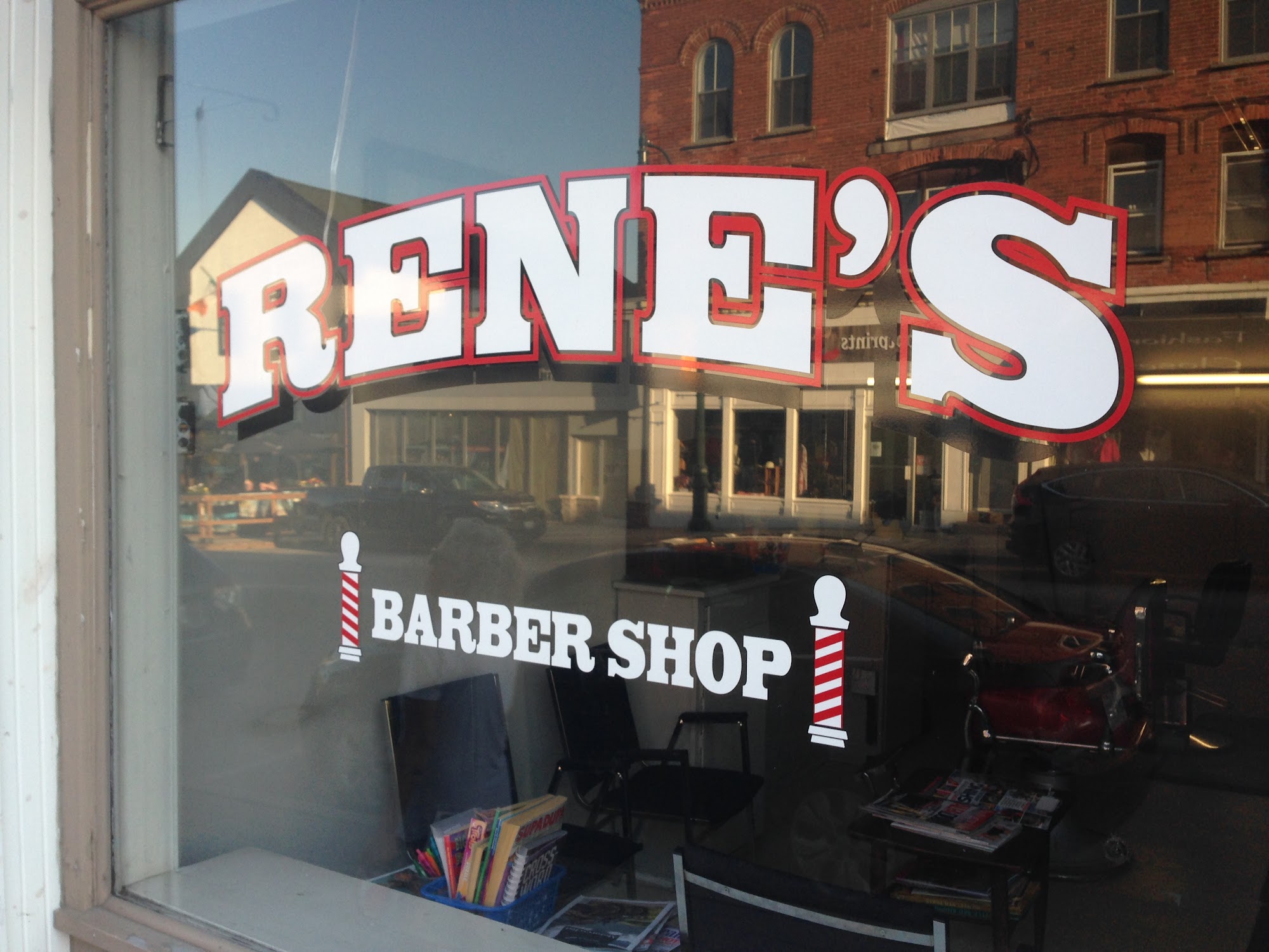 Rene's Barber Shop 14 Manitoba St, Bracebridge Ontario P1L 1R9