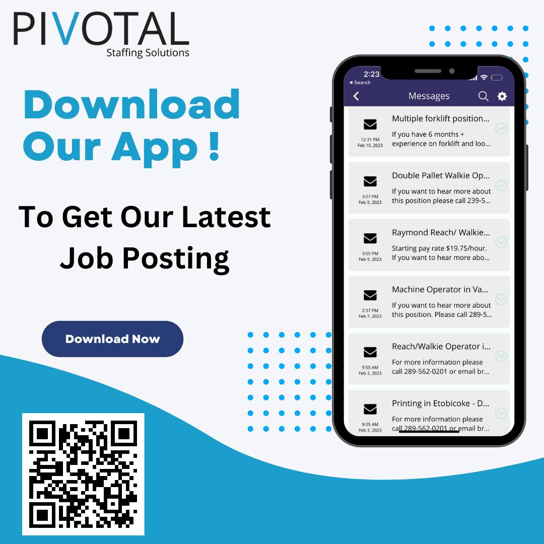 PIVOTAL Temporary Staffing - Cambridge 410 Hespeler Rd #2b, Cambridge, ON N1R 6J6