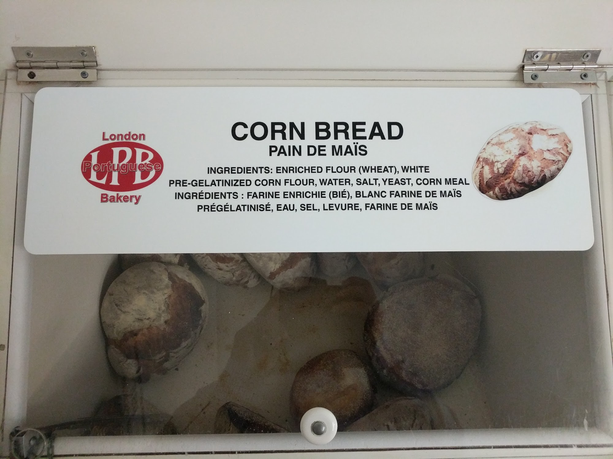 London Portuguese Bakery Menu