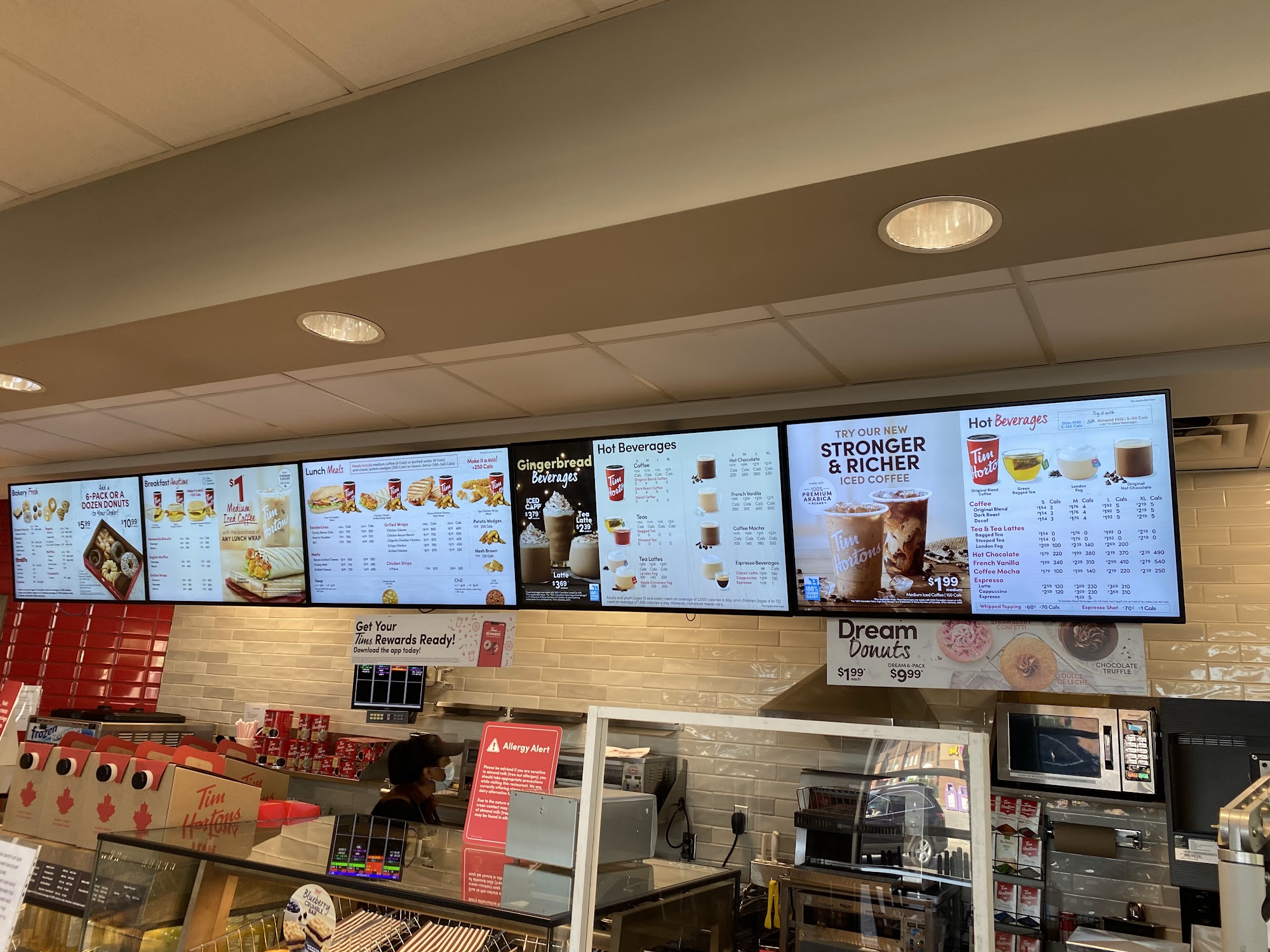 Tim Hortons Menu