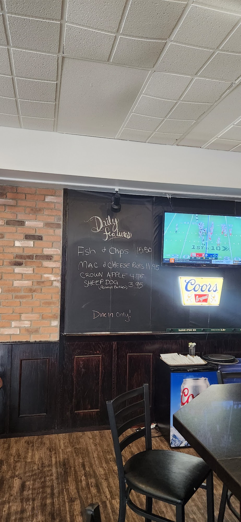 B Jays Kitchen Bar Menu