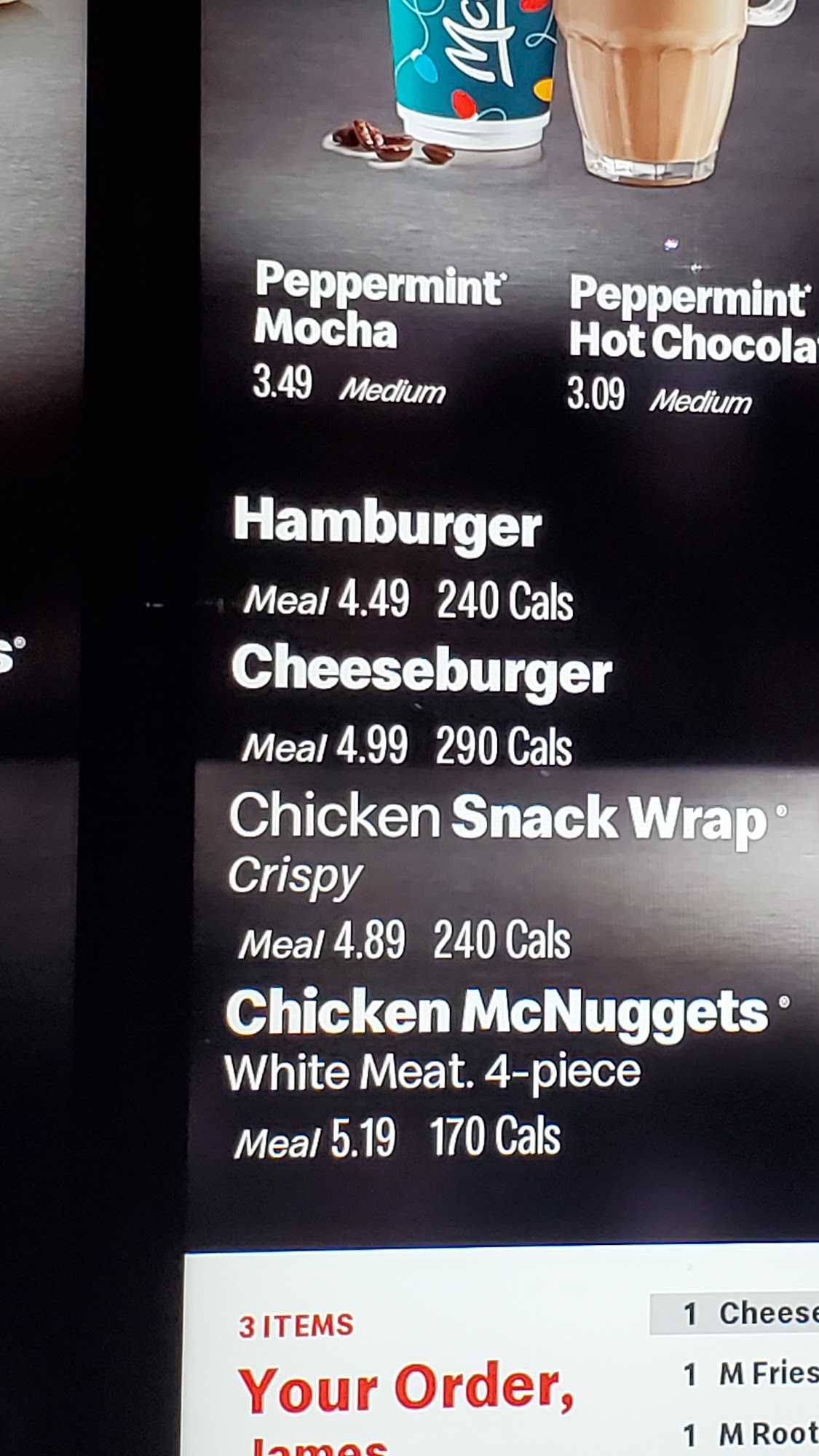 McDonald’s Menu