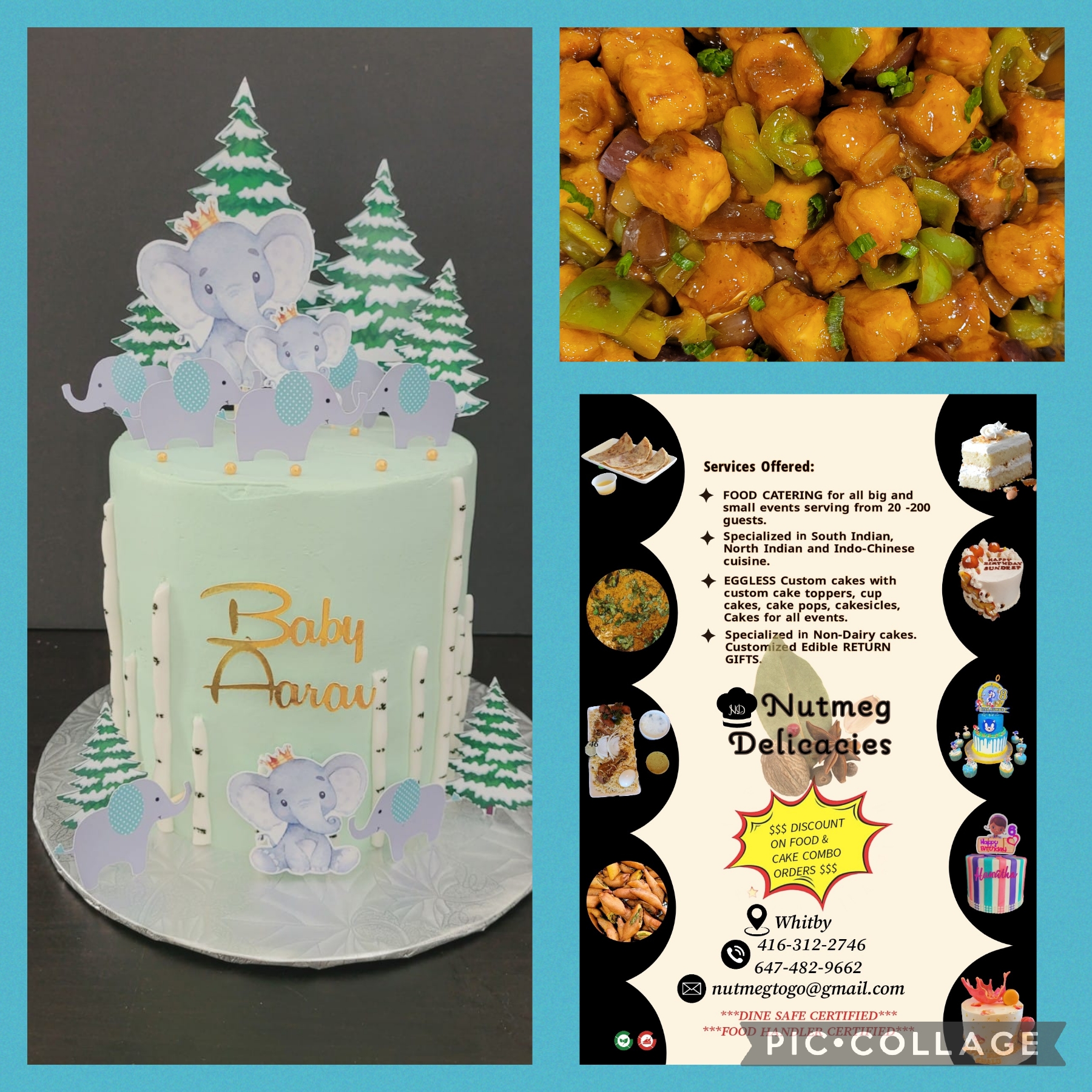 Nutmeg Delicacies Menu