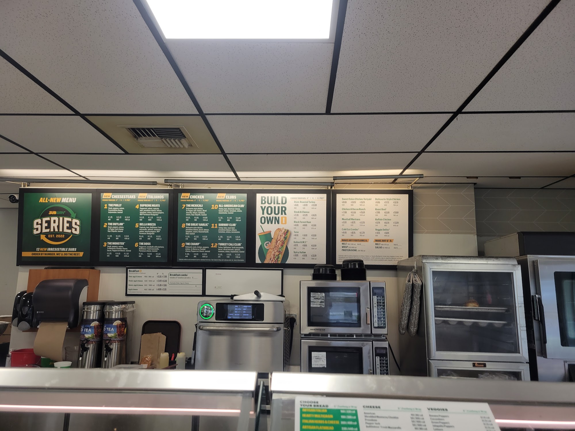 Subway Menu