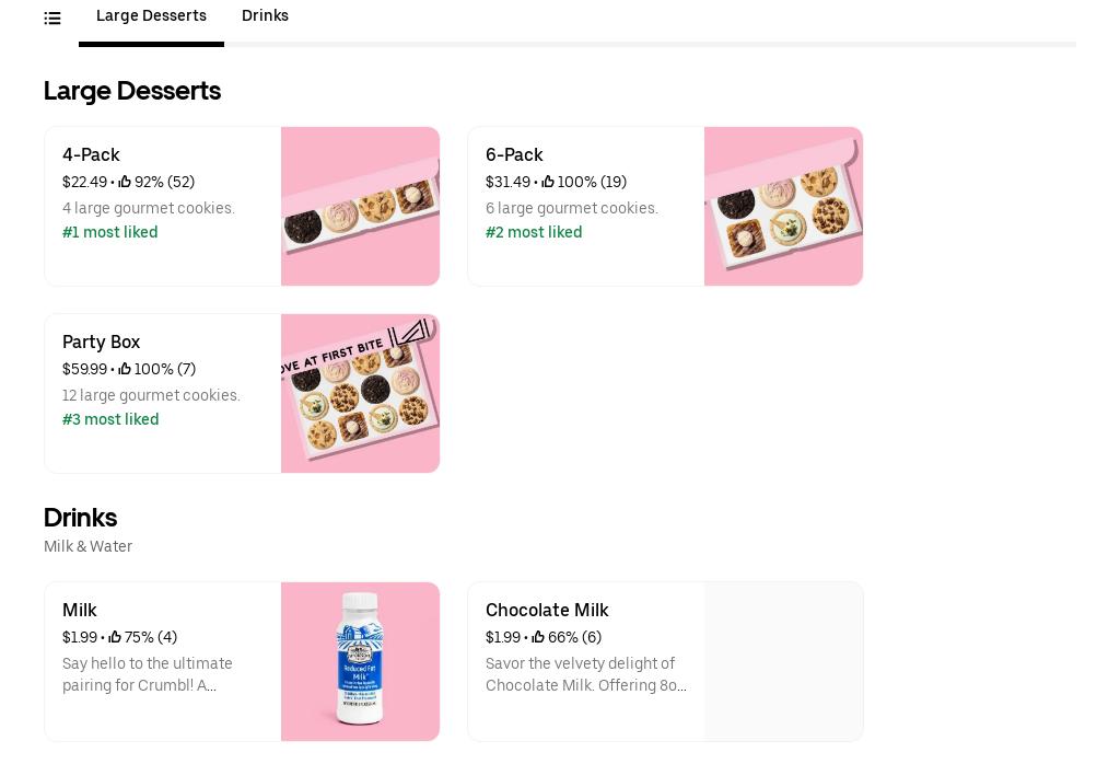 Crumbl - West Linn Menu