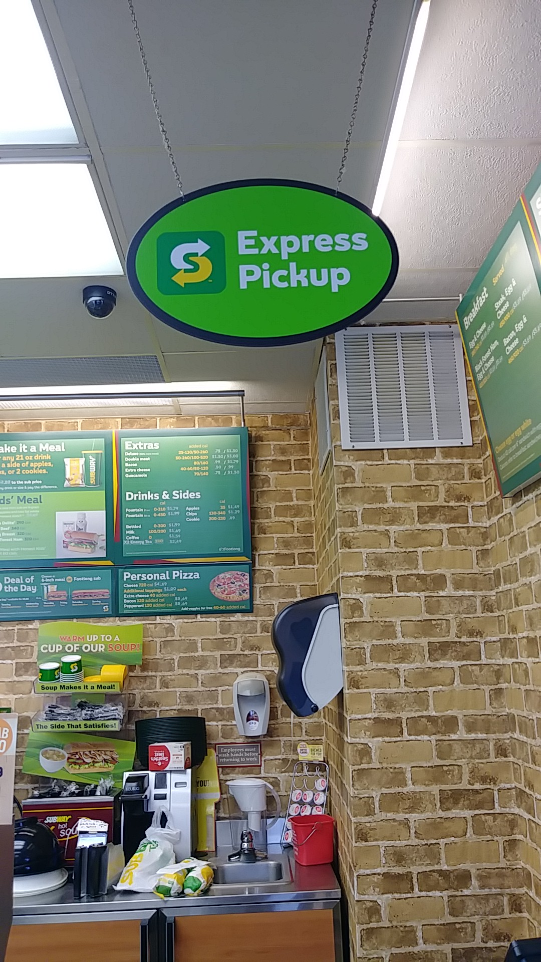 Subway Menu