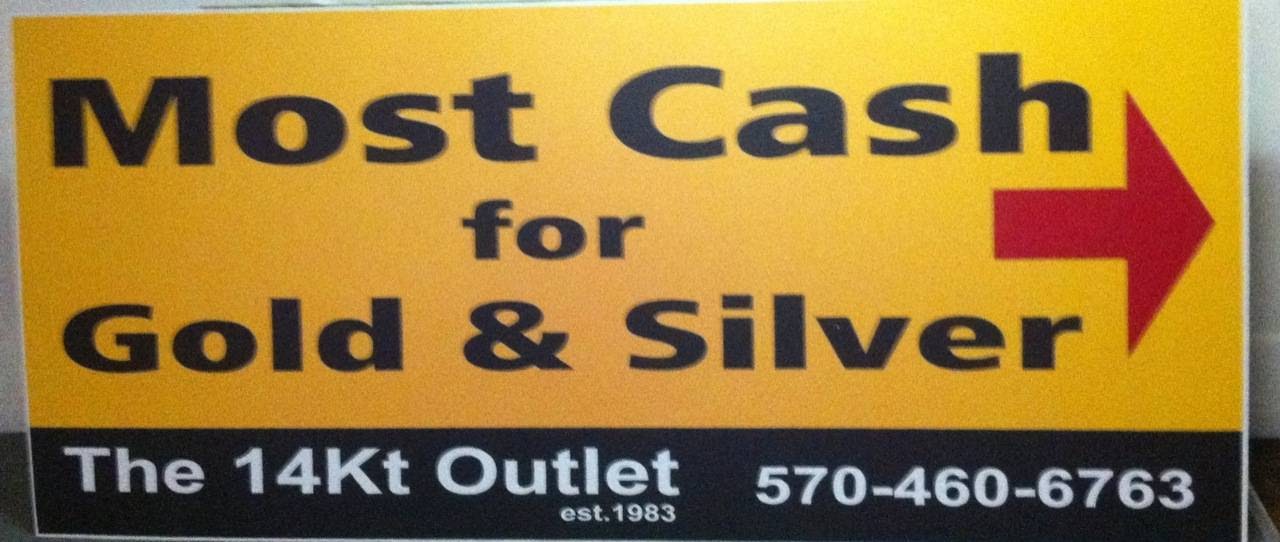 The 14kt Outlet's Most Cash for Gold & SIlver, Engraving, Custom Jewelry 1784 US-209, Brodheadsville Pennsylvania 18322