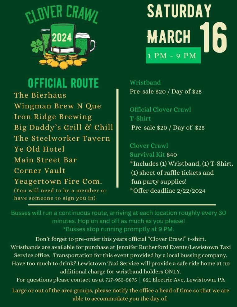 The Steelworker Tavern Menu