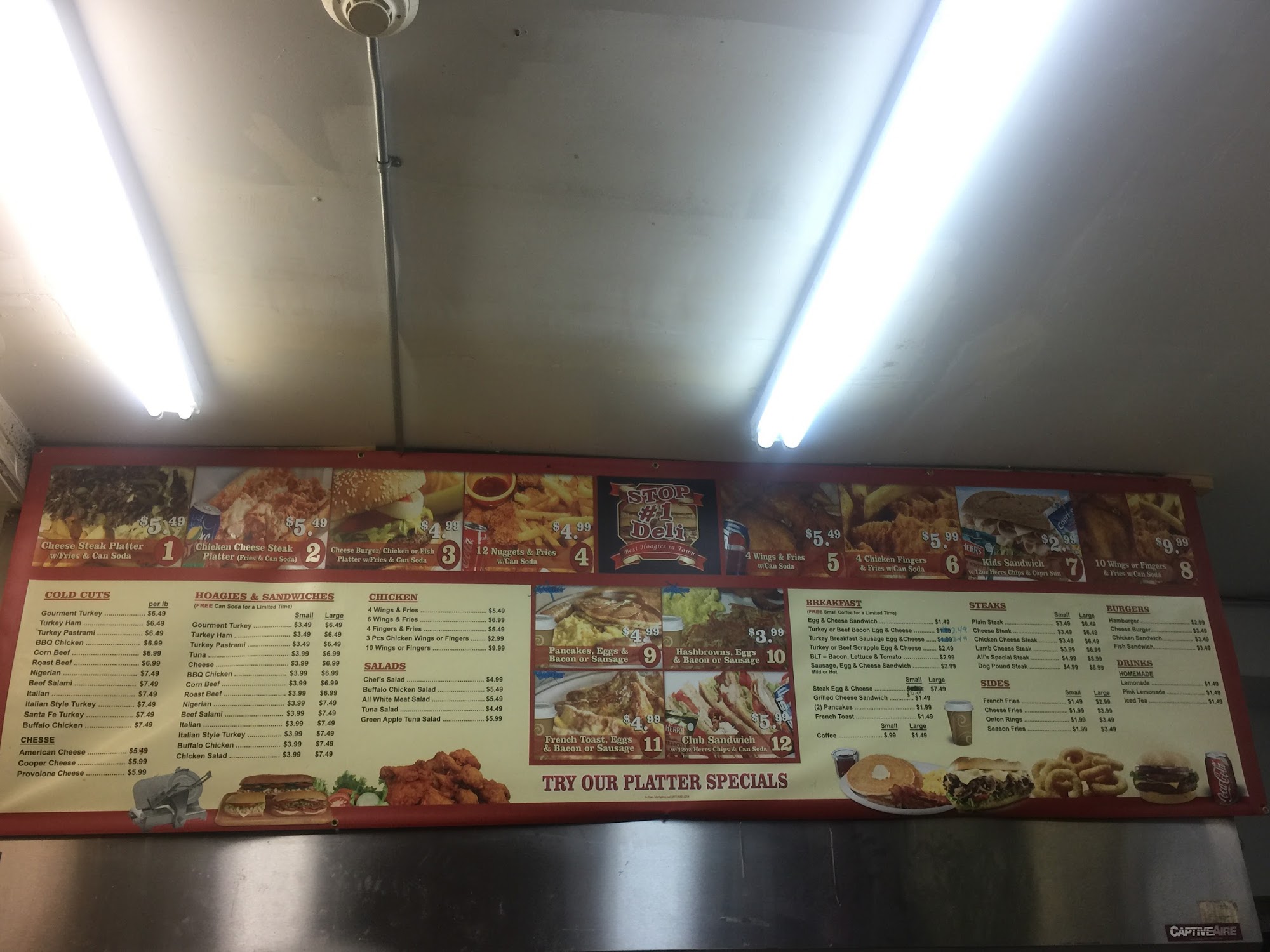 7 Star deli Menu
