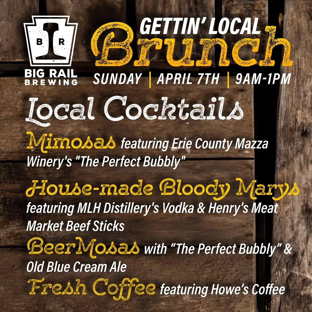 Big Rail Brewing Menu