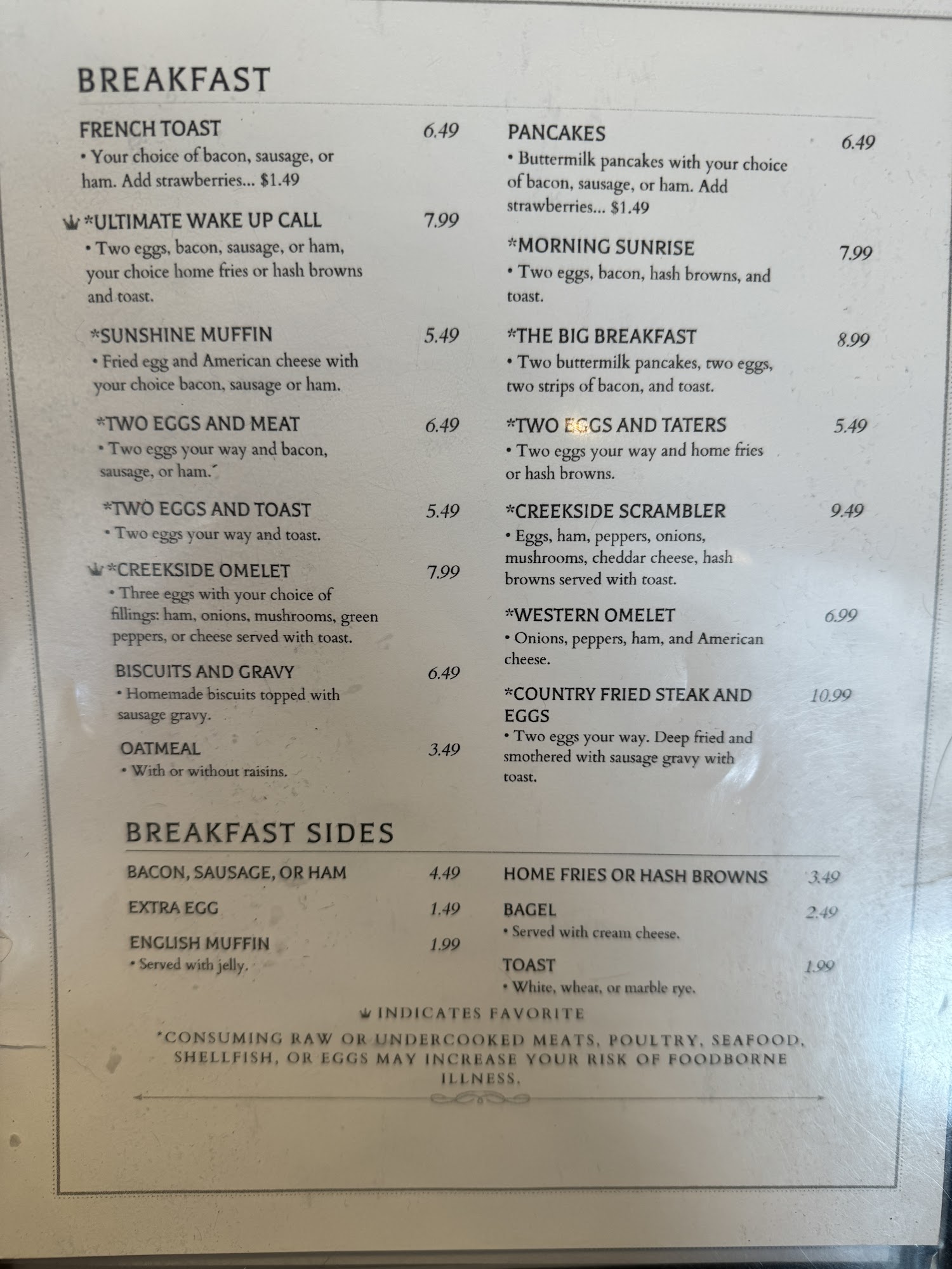 Creekside Grill, Indian Head - Menu, Reviews (145), Photos (22 ...