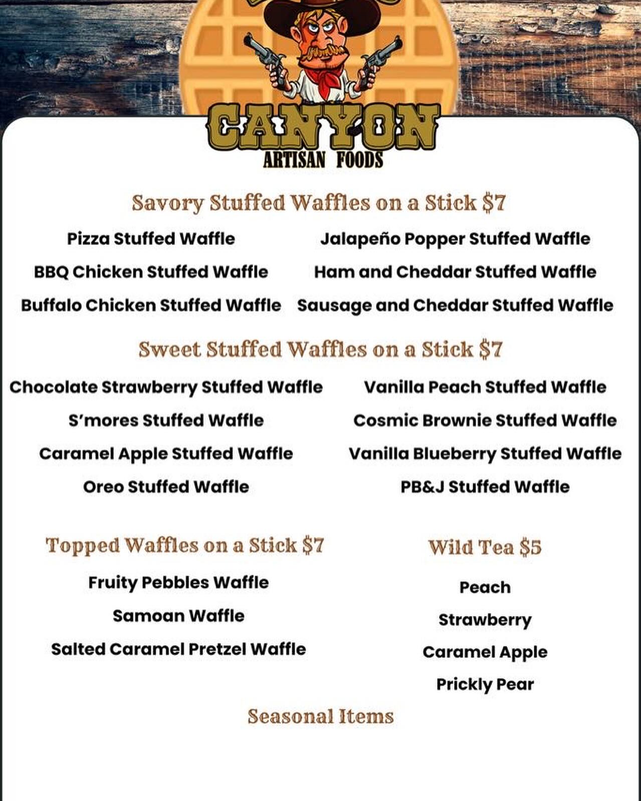 New Crescent Brewing Co. Menu