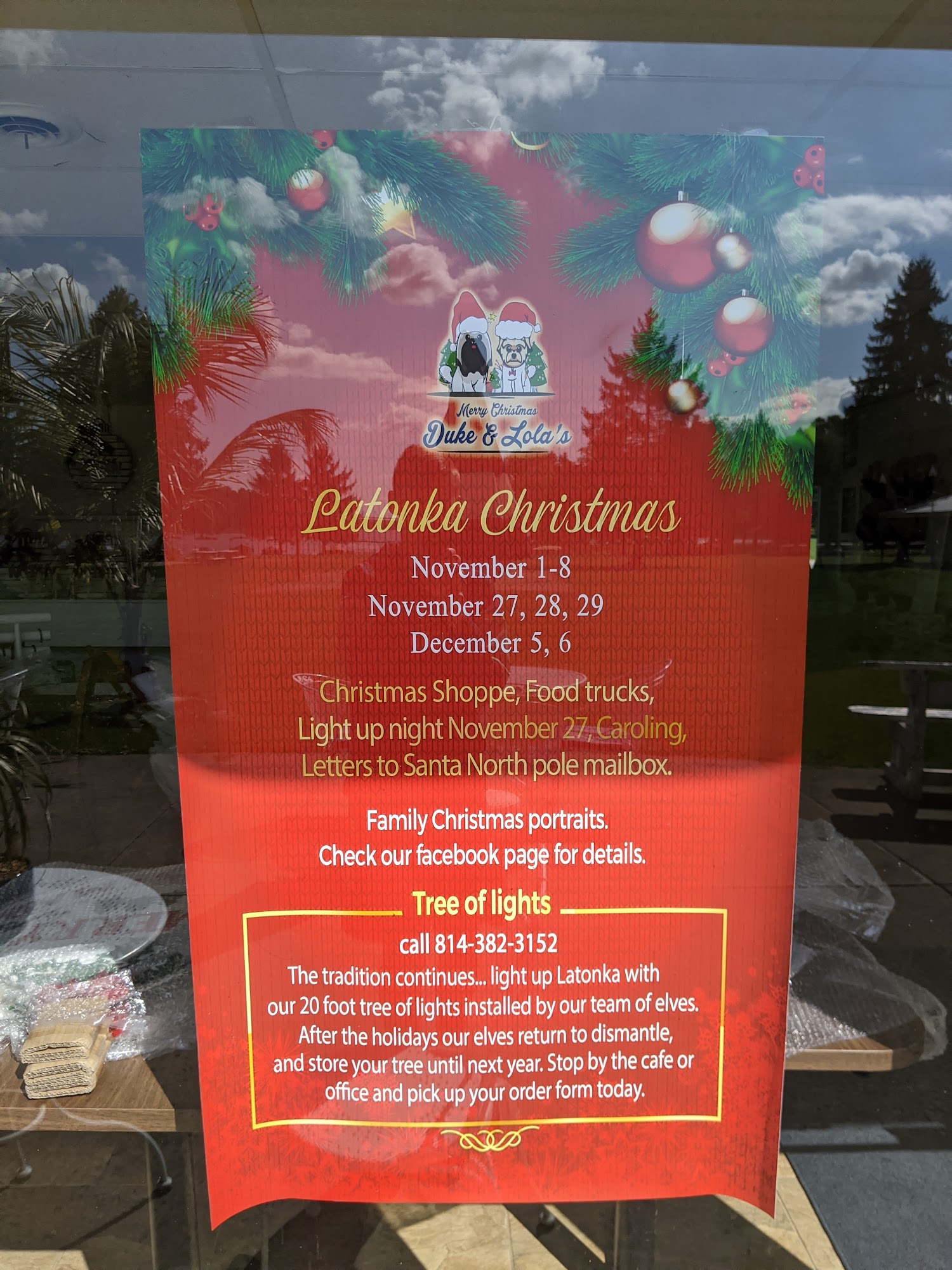 Duke & Lola's Cafe Menu