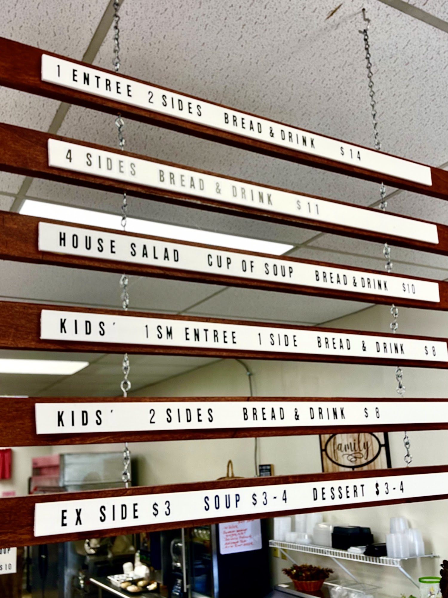 CJ’s Korner Kitchen Menu