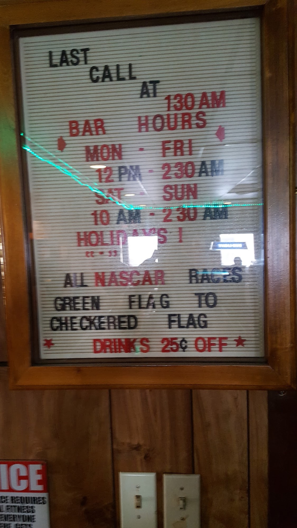 Pen Argyl Republican Club Menu