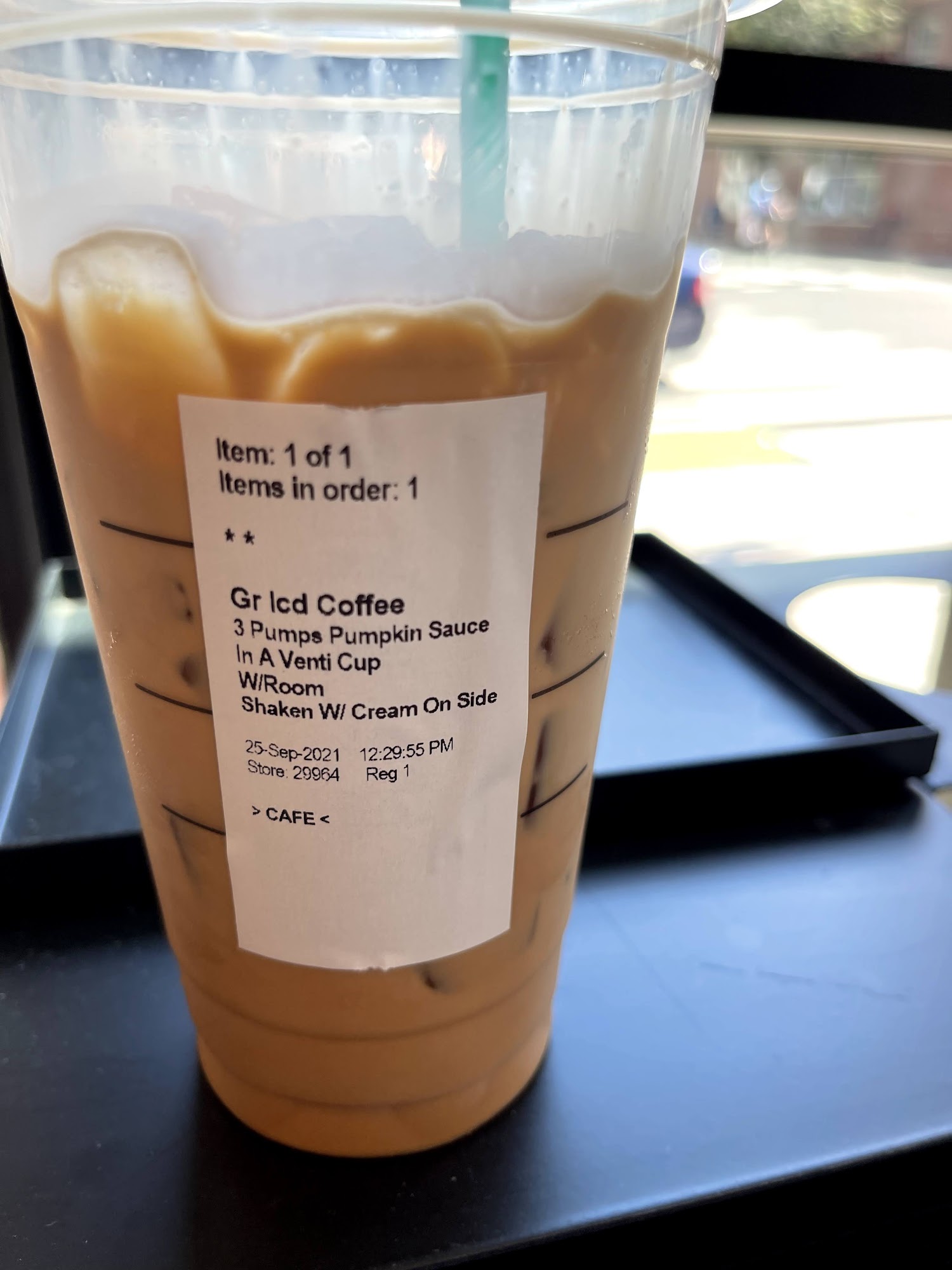 Starbucks Menu