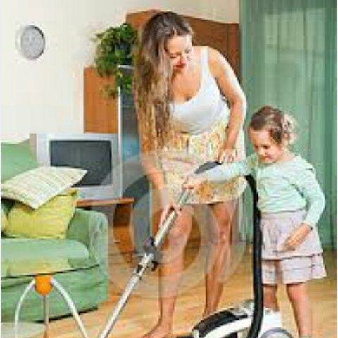 Mother & Daughters Cleaning