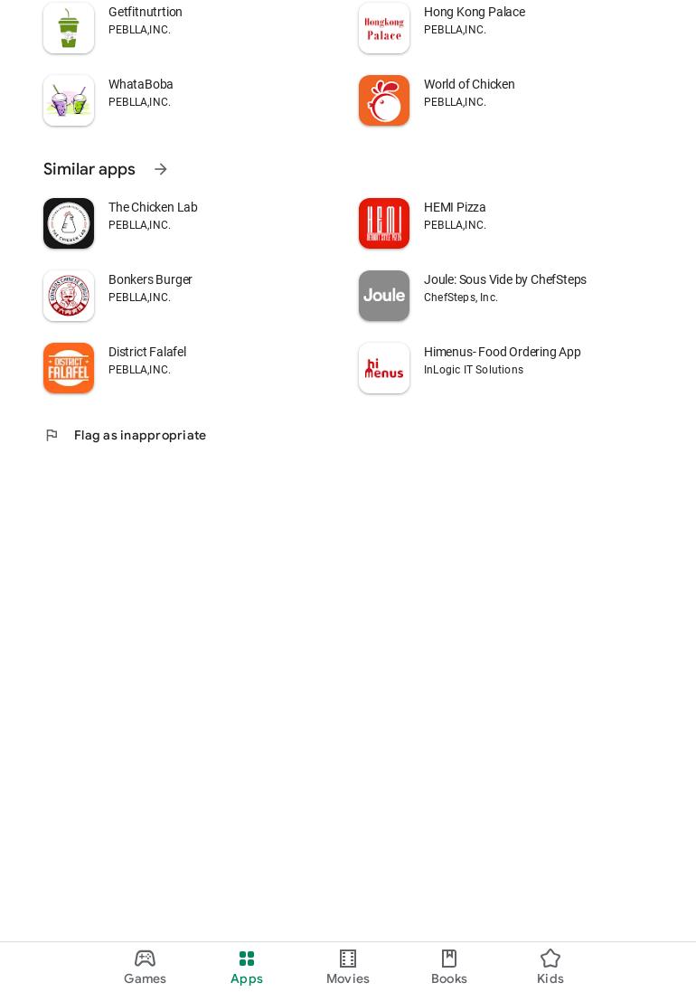 Zhangliang Malatang Menu