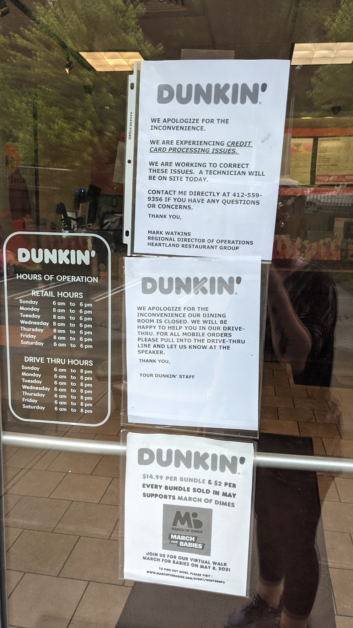 Dunkin' Menu