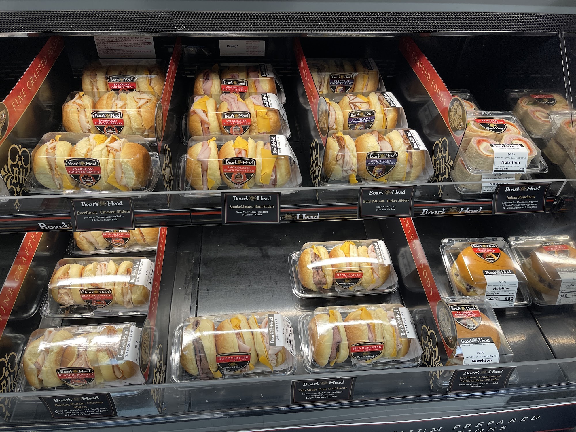 Boar's Head Sandwiches