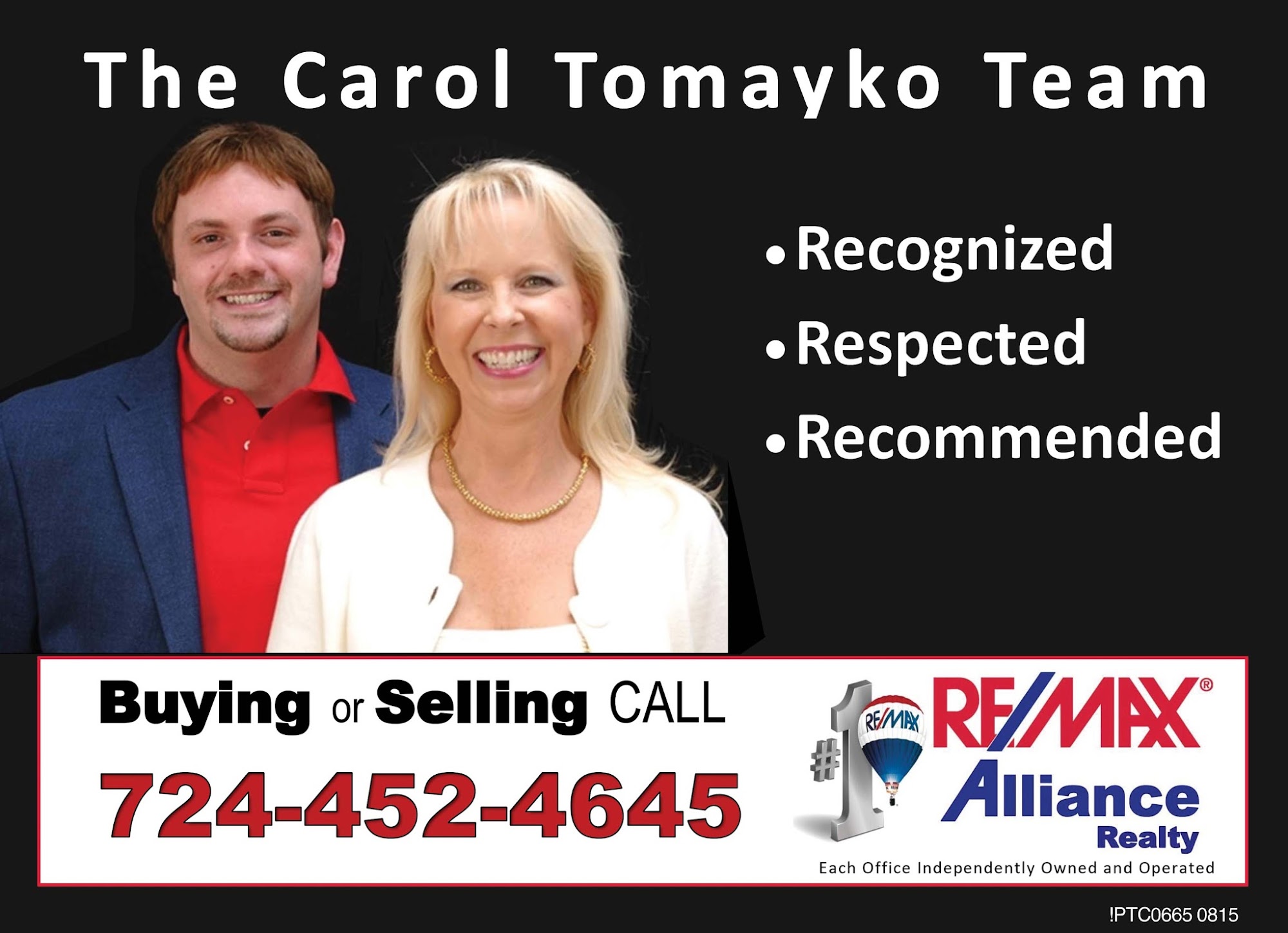 RE/MAX Alliance Realty: Carol Tomayko 22420 Perry Hwy, Zelienople Pennsylvania 16063