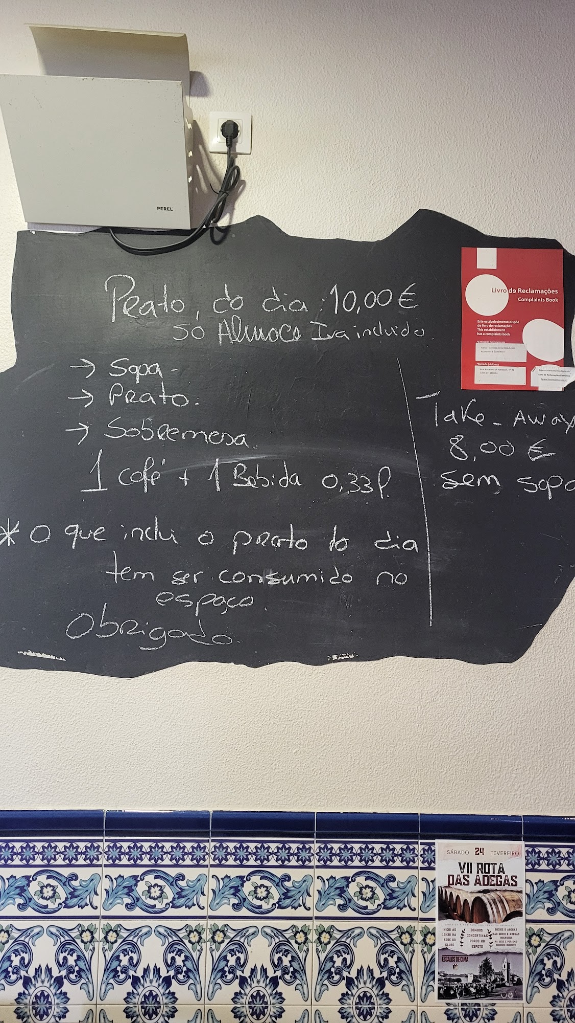 Café Duas Bicas Menu