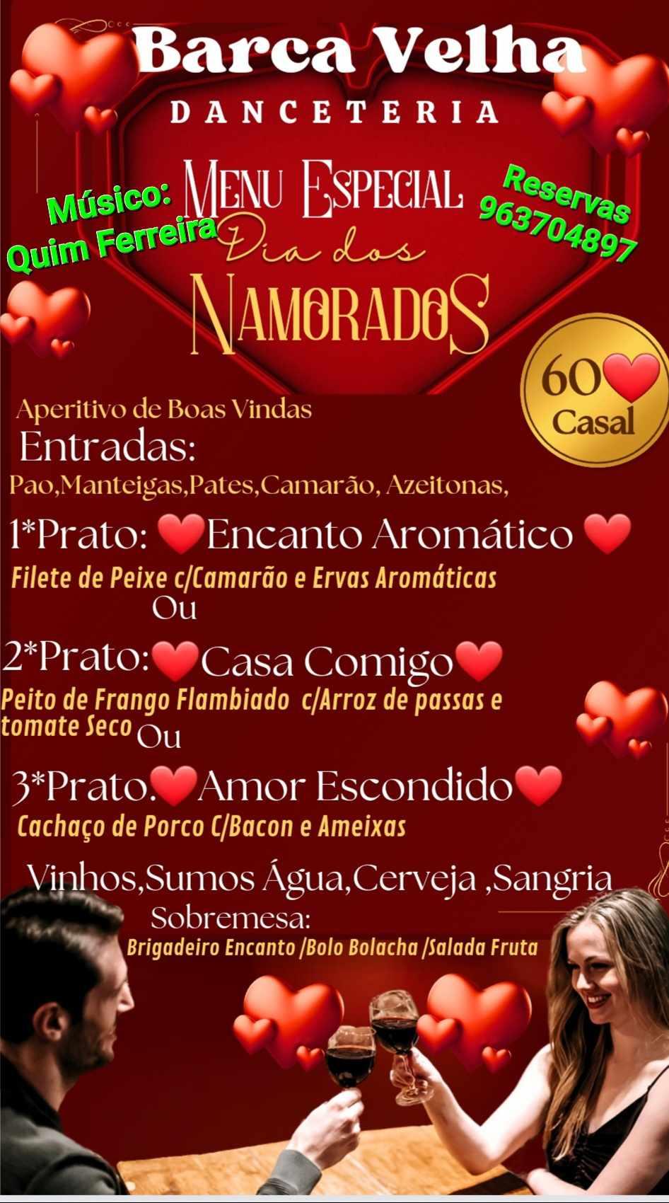 Danceteria Barca Velha II Menu