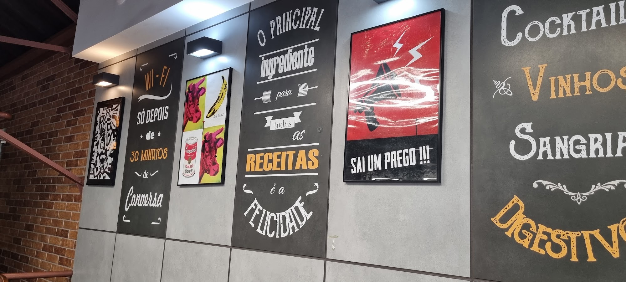 O Nosso Prego Docas Santo Amaro Menu
