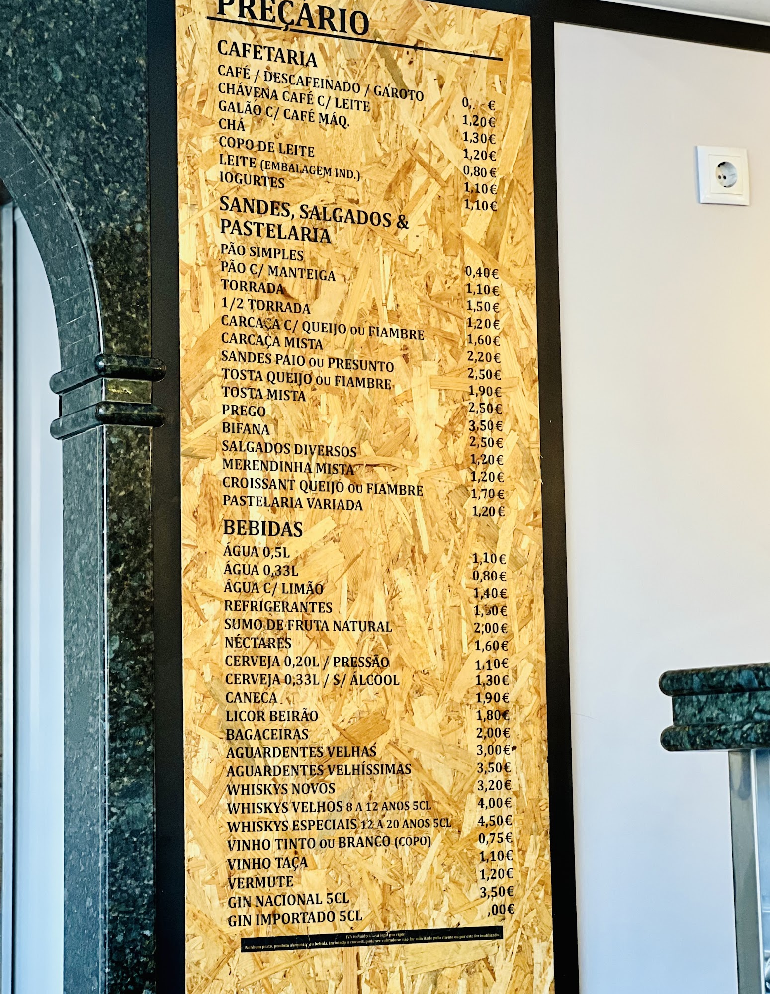 Odalisca (Pastelaria Odalisca) Menu