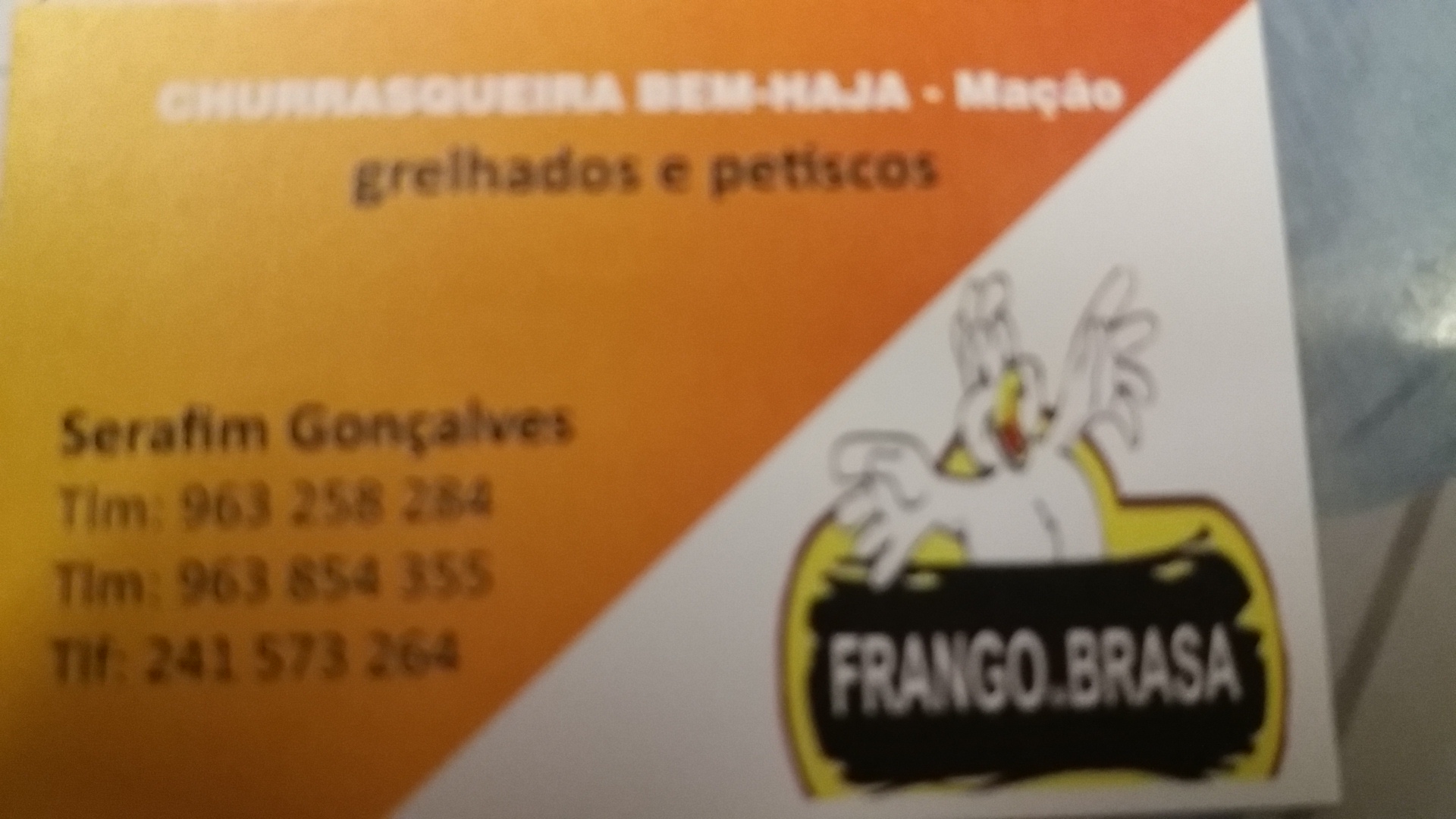 Grill House Fire in Spices (Churrasqueira Temperos no Fogo) Menu