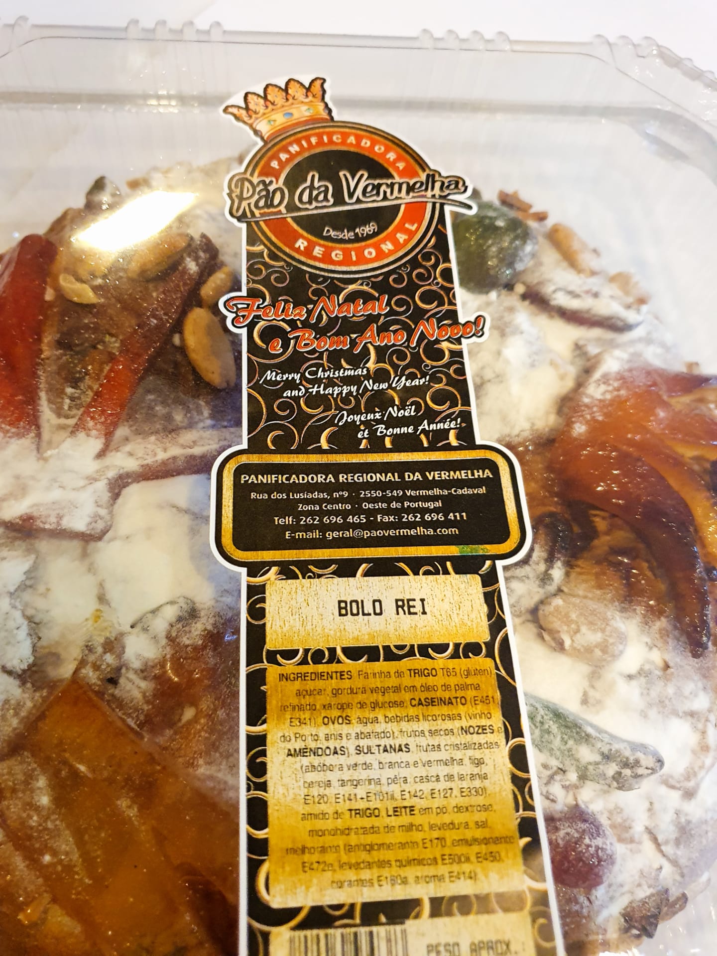 Panificadora Regional da Vermelha (Panificadora Regional da Vermelha, Unipessoal, Lda.) Menu