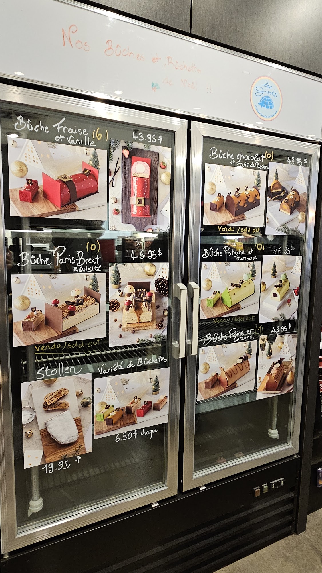 Les Moulins La Fayette Menu