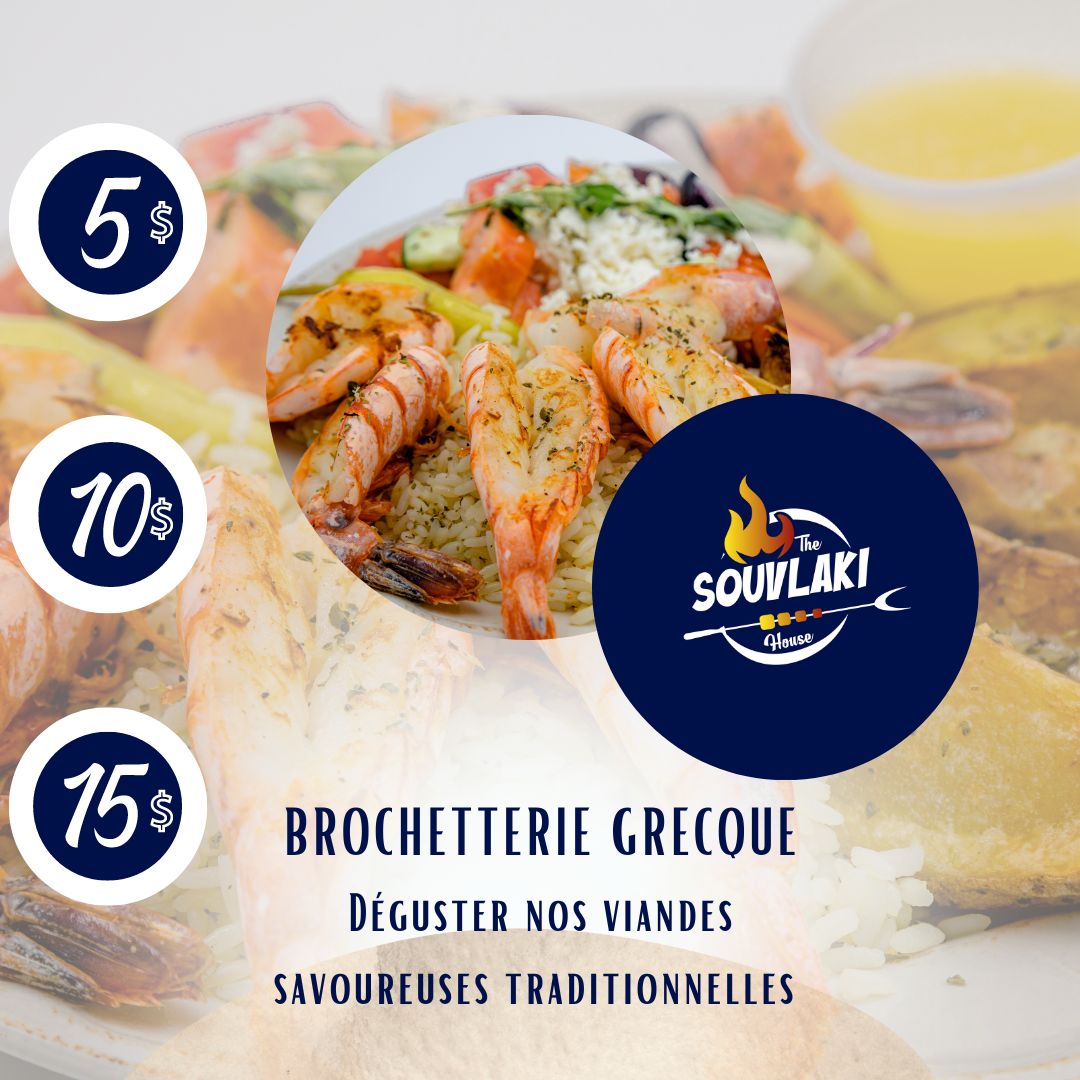 La maison du souvlaki Menu